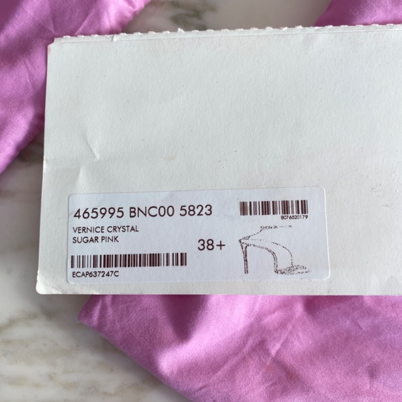 GUCCI Vernice Crystal in Sugar Pink - Picture 9 of 9